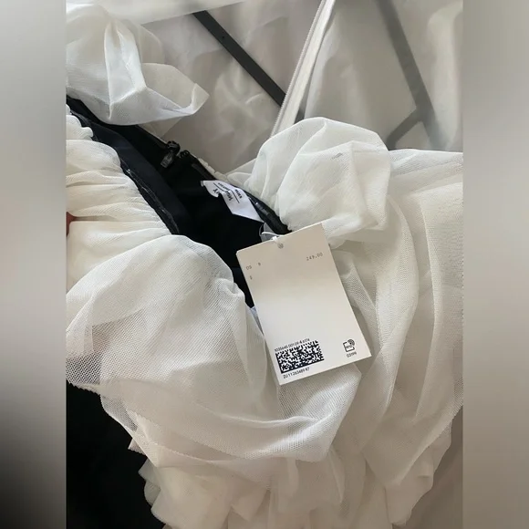 & Other Stories Off Shoulder Tulle Midi Dress. New with tag. Size US8. - Picture 3 of 7